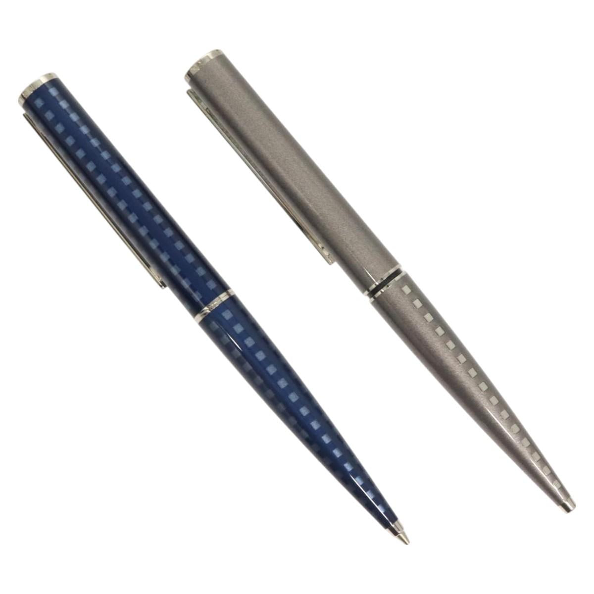 LOUIS VUITTON Jetligne Pen metal Blue LV Auth 130528