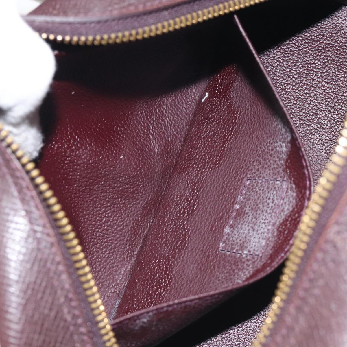 LOUIS VUITTON Taiga Trousse Toilette PM Clutch Bag Acajou M30226 LV Auth 130575