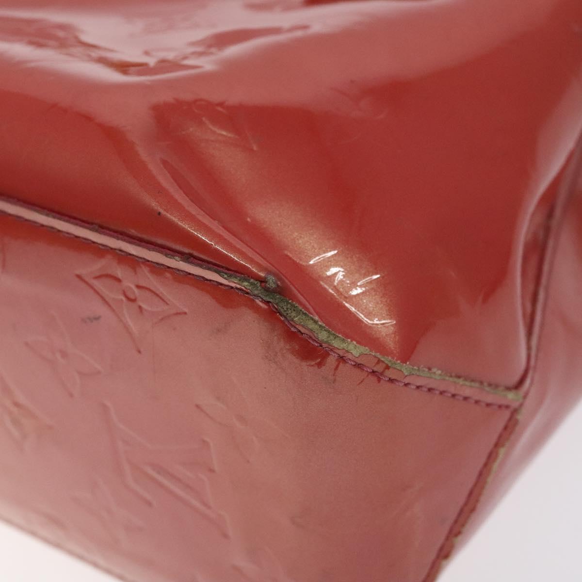 LOUIS VUITTON Monogram Vernis Reade PM Hand Bag Fran Boise M9132F LV Auth 130601