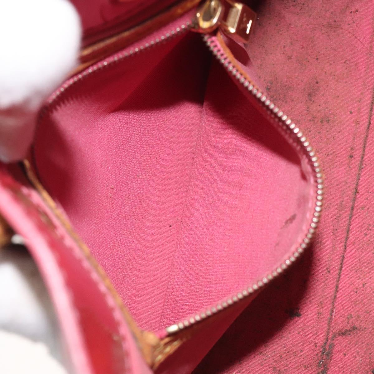 LOUIS VUITTON Monogram Vernis Reade PM Hand Bag Fran Boise M9132F LV Auth 130601