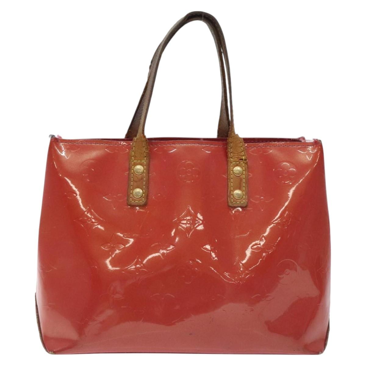 LOUIS VUITTON Monogram Vernis Reade PM Hand Bag Fran Boise M9132F LV Auth 130601