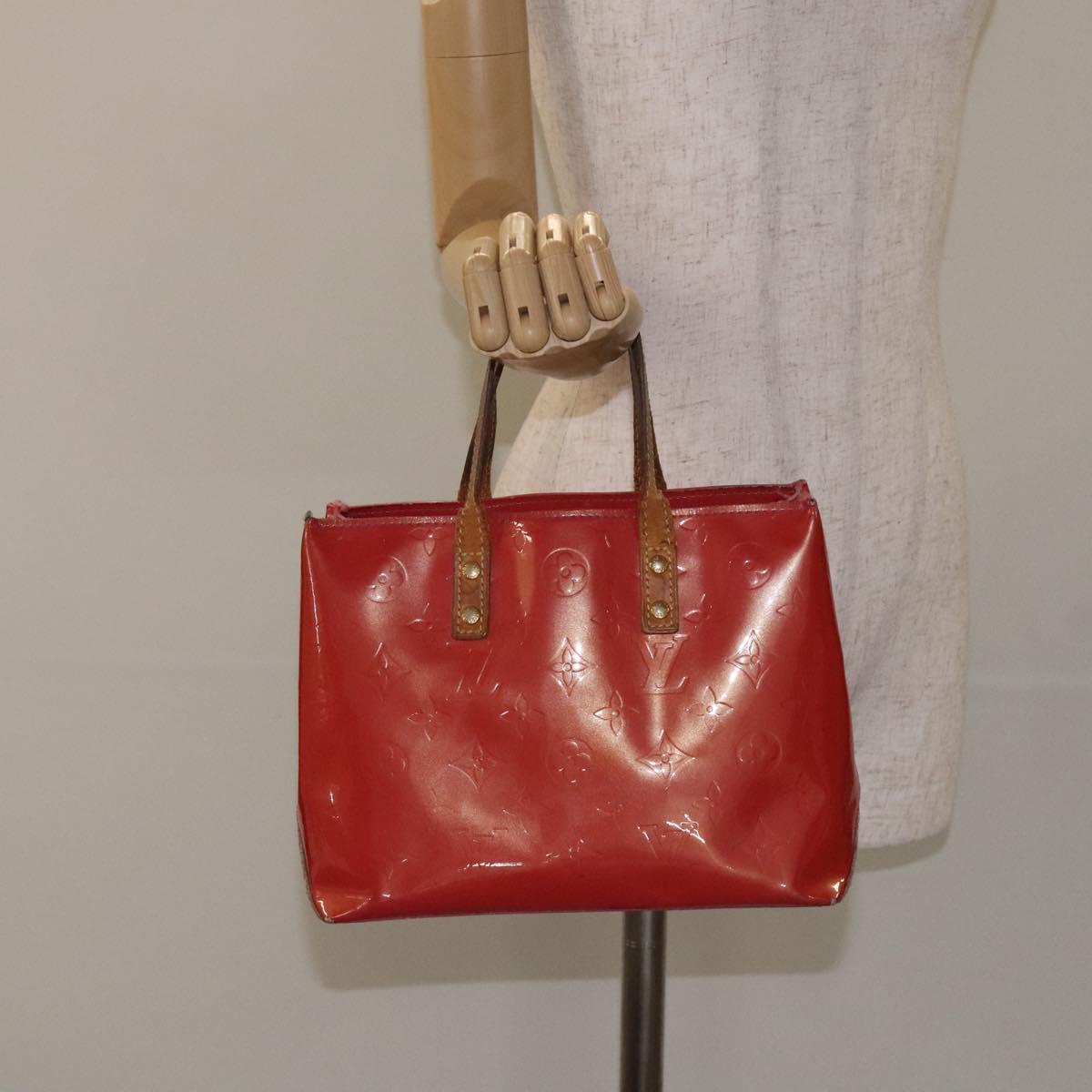 LOUIS VUITTON Monogram Vernis Reade PM Hand Bag Fran Boise M9132F LV Auth 130601