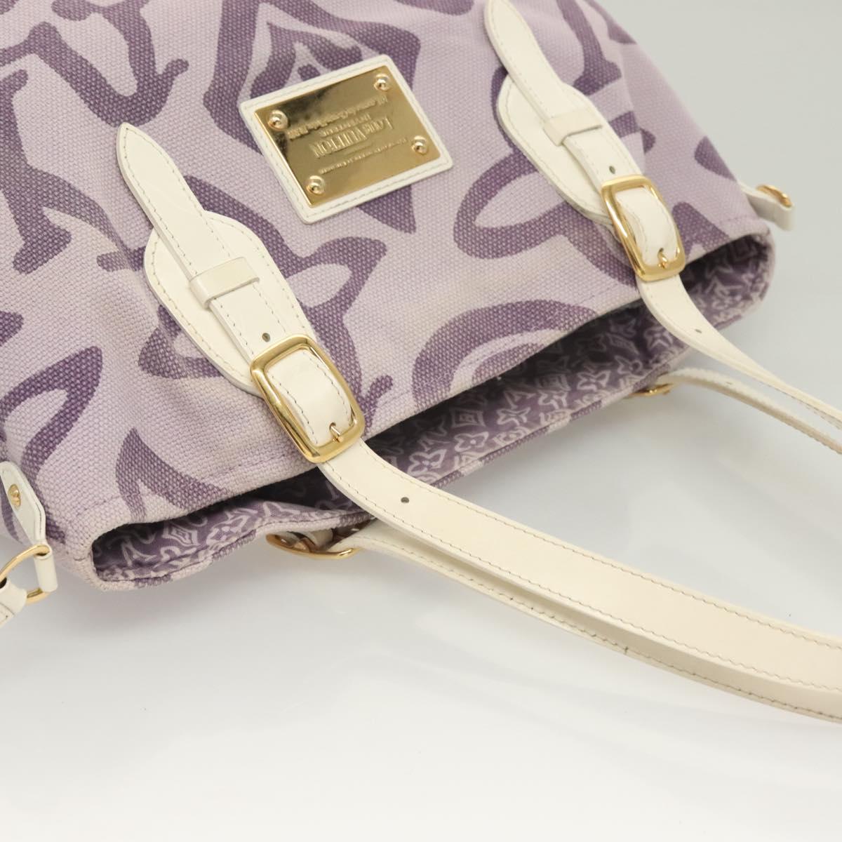 LOUIS VUITTON Cruise line Taicienne PM Bag Canvas Lila M95680 LV Auth 130628