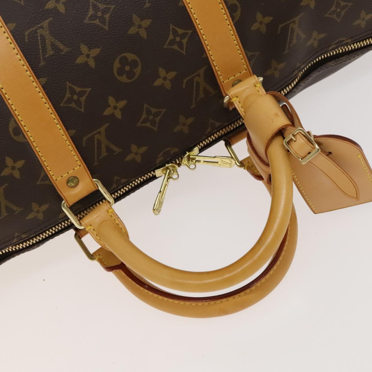 LOUIS VUITTON Monogram Keepall 50 Boston Bag M41426 LV Auth 130634