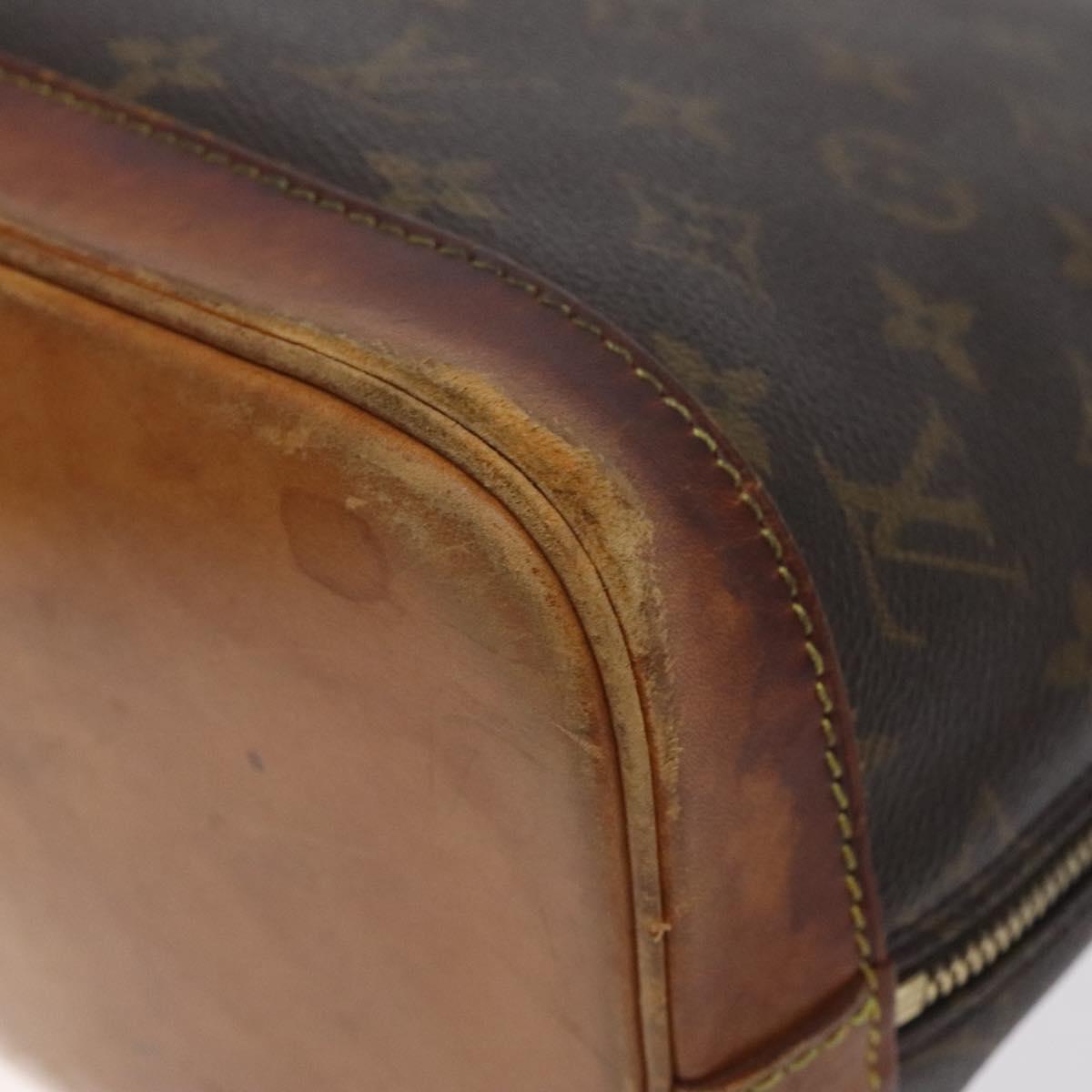 LOUIS VUITTON Monogram Alma Hand Bag M51130 LV Auth 130647