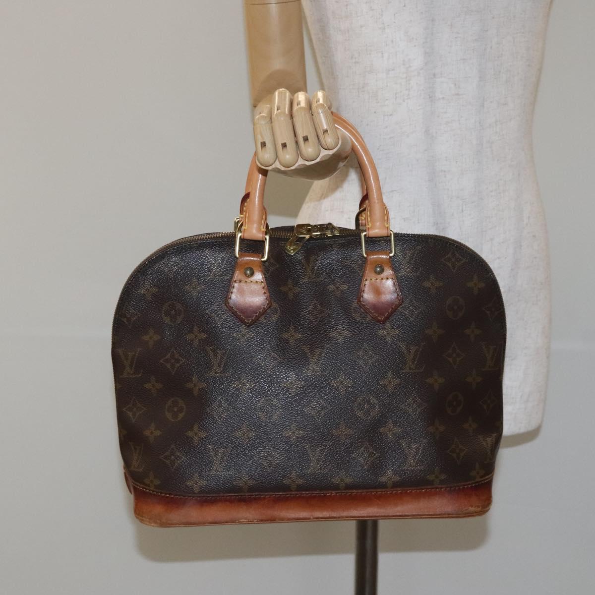 LOUIS VUITTON Monogram Alma Hand Bag M51130 LV Auth 130647