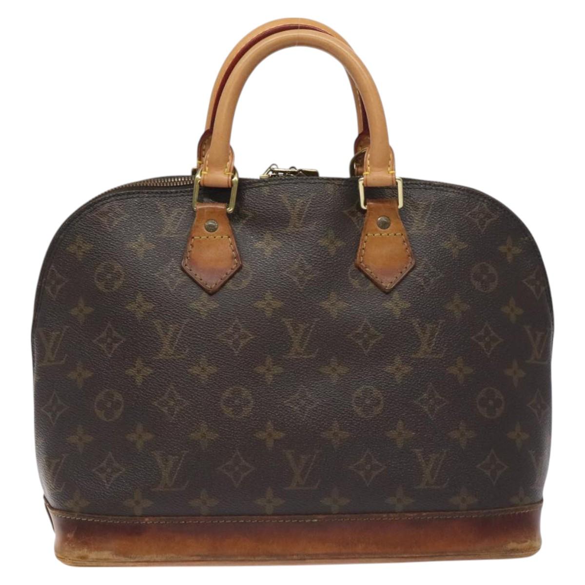 LOUIS VUITTON Monogram Alma Hand Bag M51130 LV Auth 130647