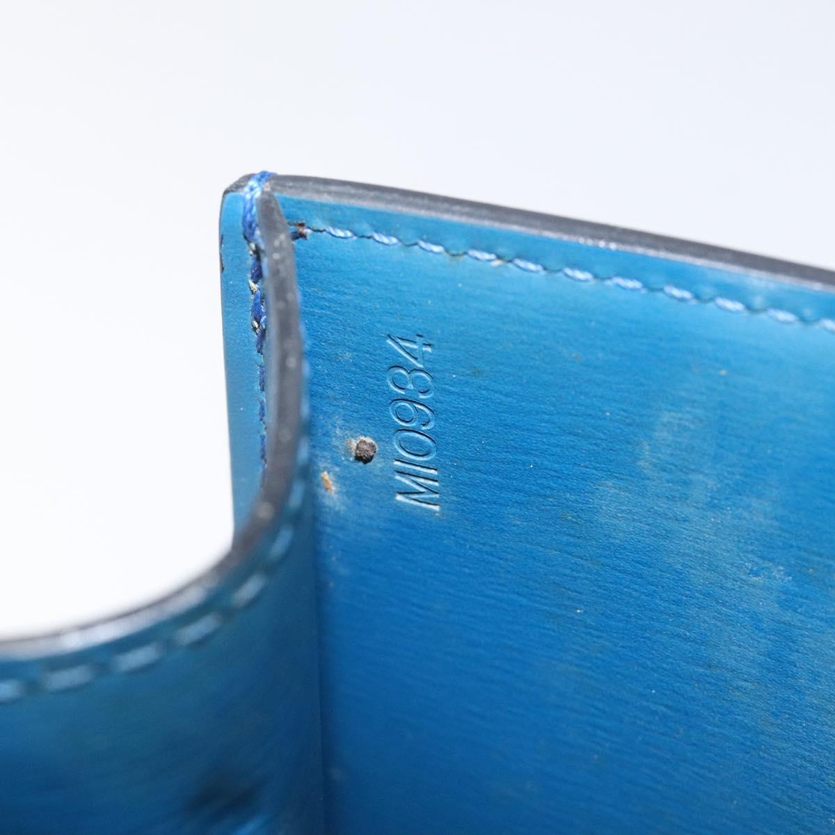 LOUIS VUITTON Epi Malesherbes Hand Bag Blue M52375 LV Auth 130648