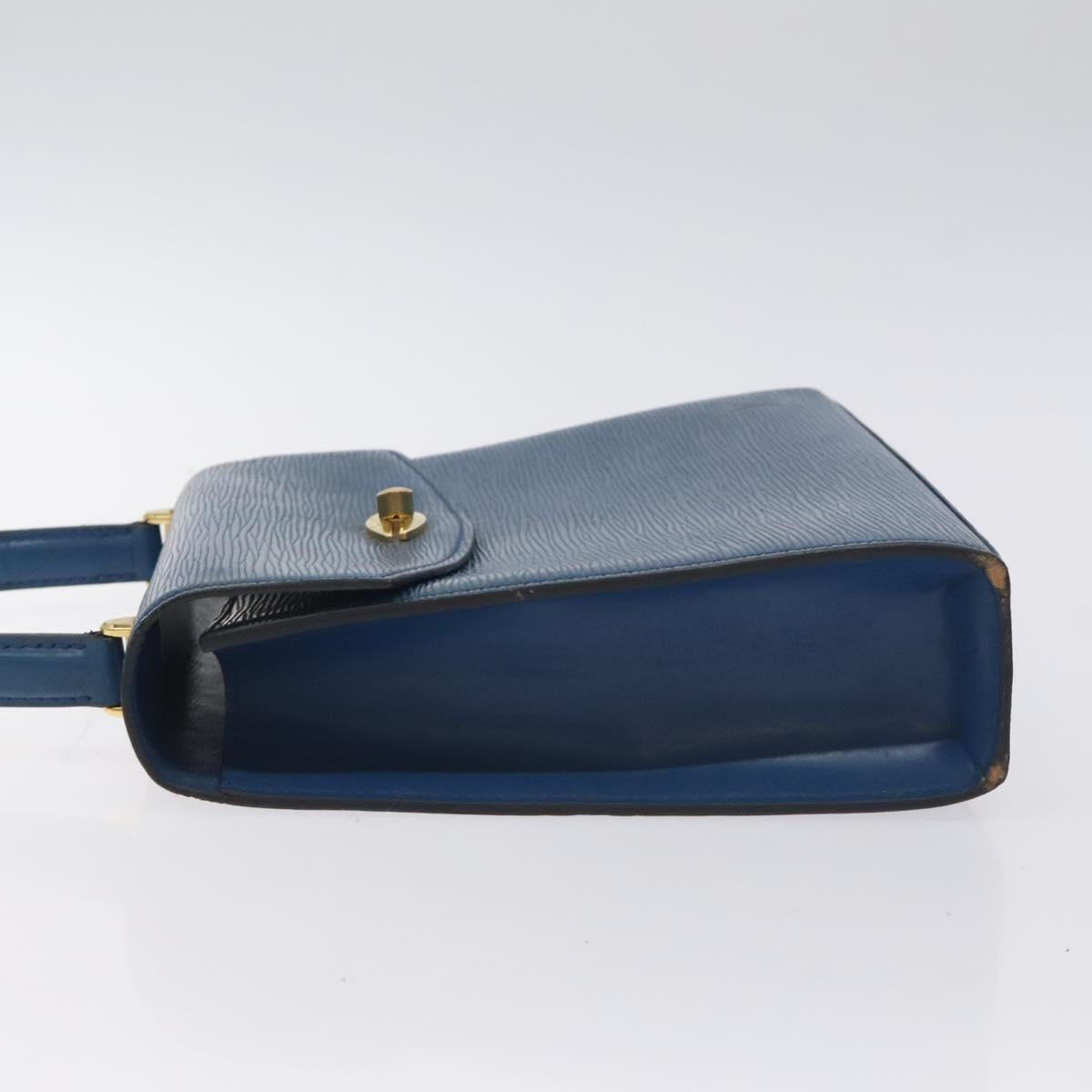 LOUIS VUITTON Epi Malesherbes Hand Bag Blue M52375 LV Auth 130648
