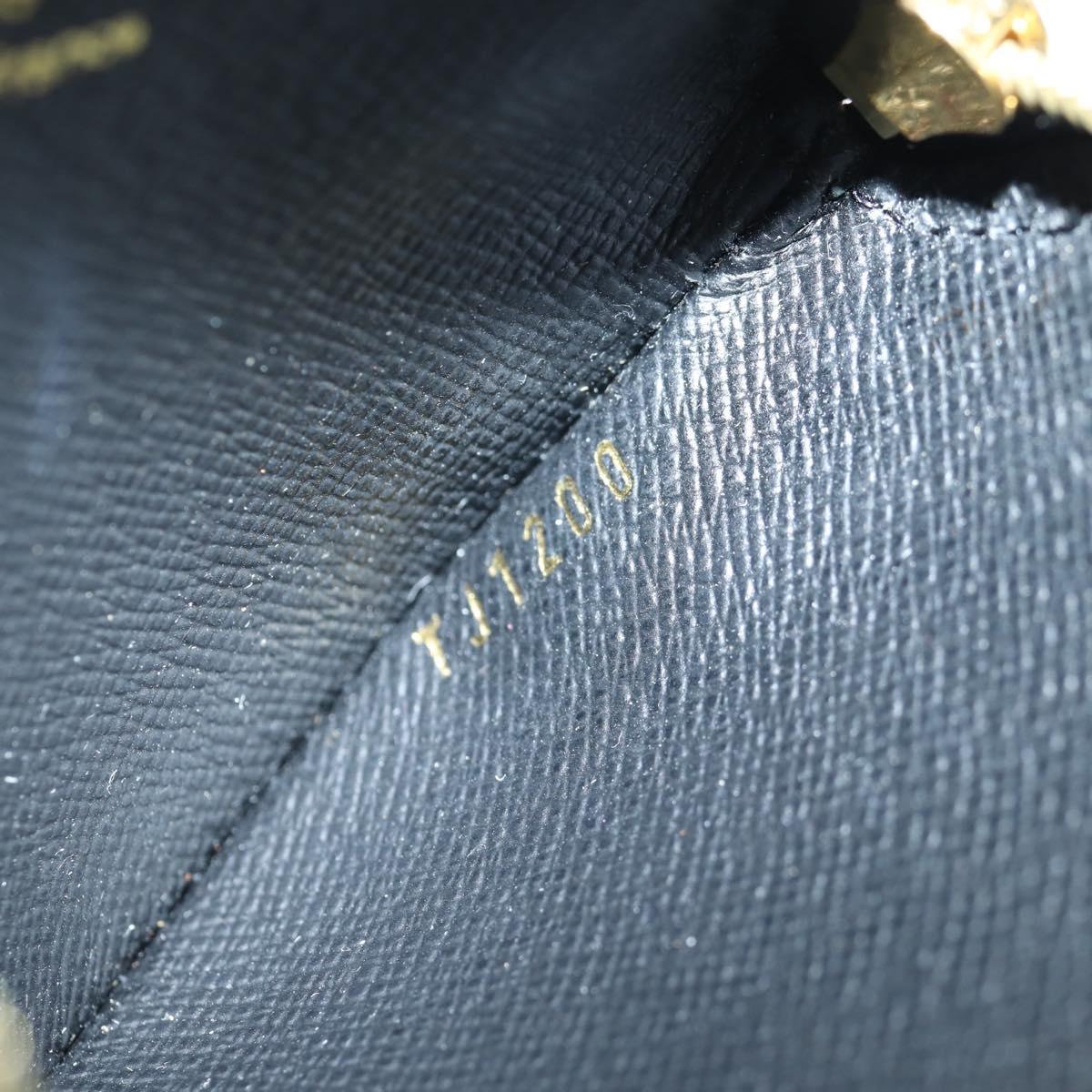 LOUIS VUITTON Monogram Crafty Round Coin Purse Red M69505 LV Auth 130673M