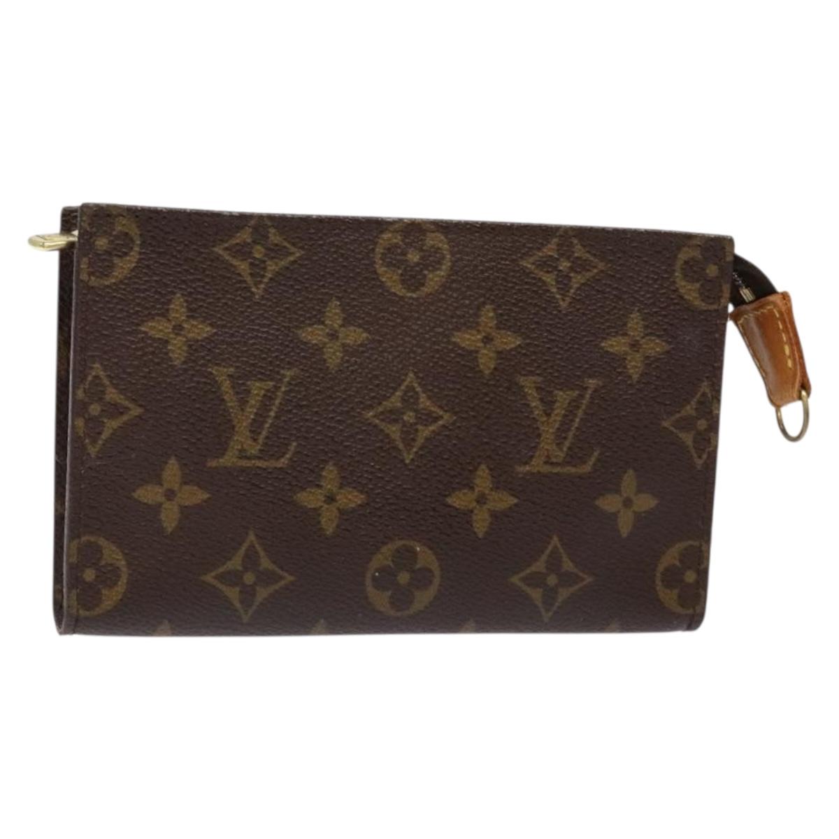 LOUIS VUITTON Monogram Bucket PM Accessory Pouch LV Auth 130706