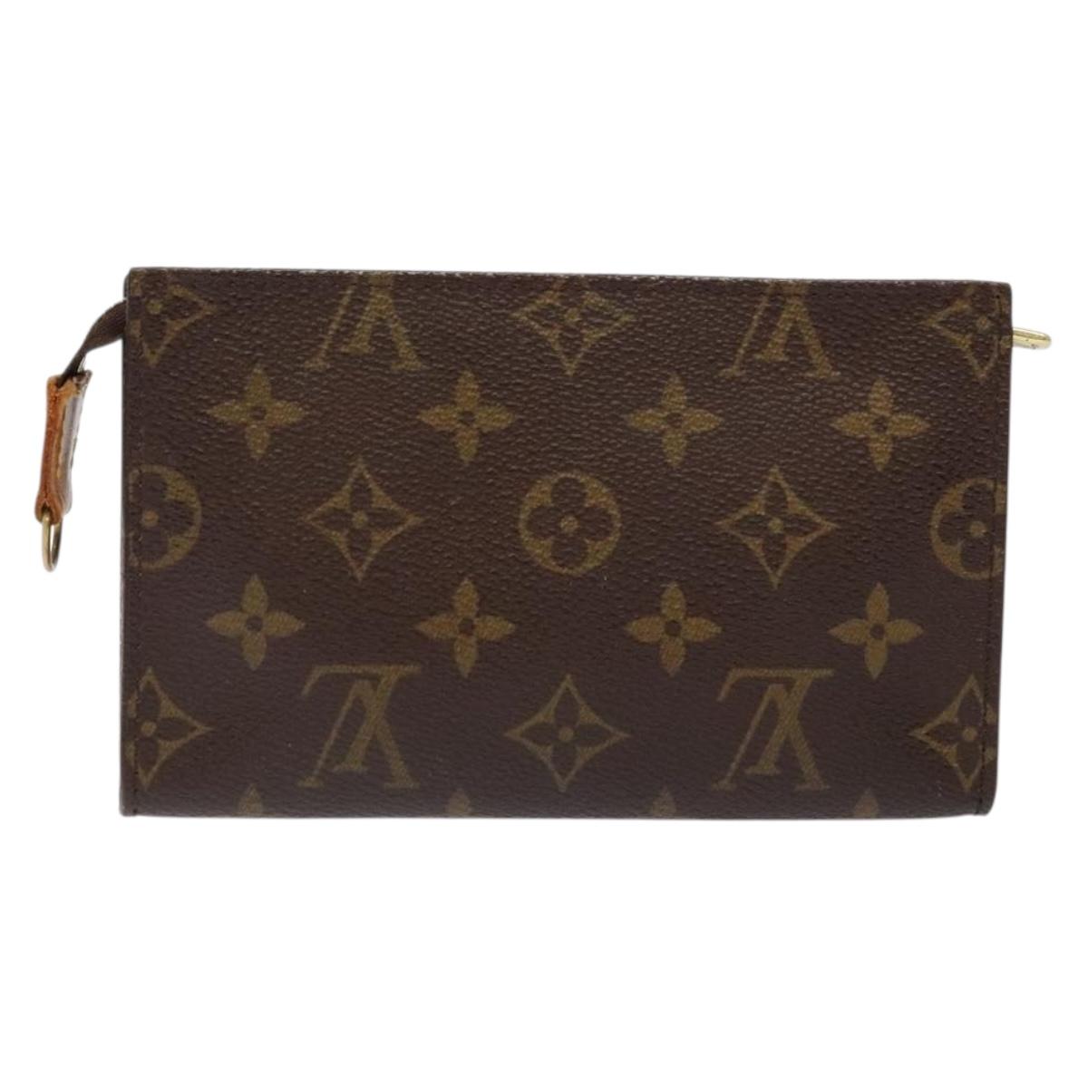 LOUIS VUITTON Monogram Bucket PM Accessory Pouch LV Auth 130706