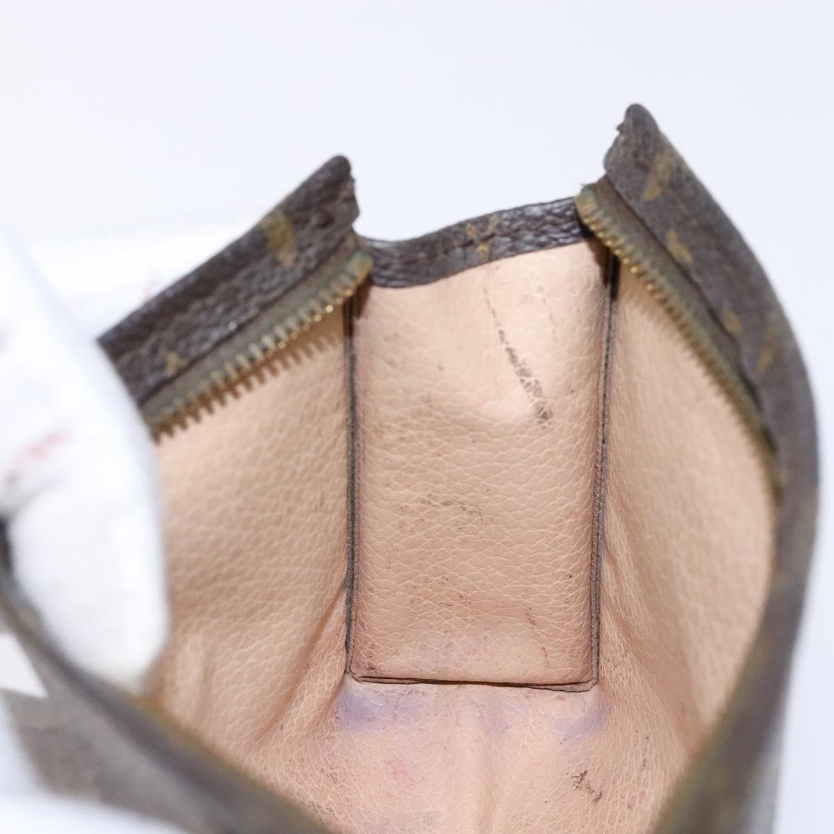 LOUIS VUITTON Monogram Poche Toilette 15 Pouch M47546 LV Auth 130707