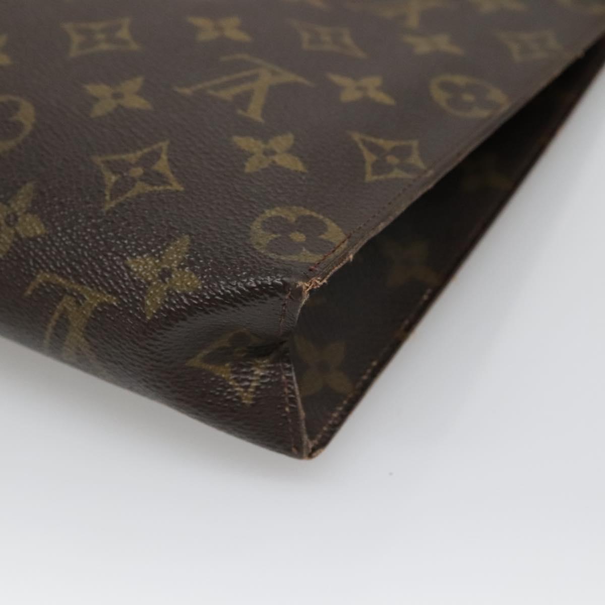 LOUIS VUITTON Monogram Poche Toilette 26 Pouch M47542 LV Auth 130712
