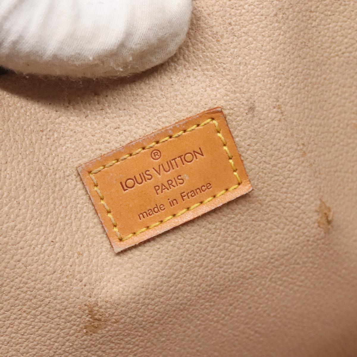 LOUIS VUITTON Monogram Sac Plat Hand Bag M51140 LV Auth 130730