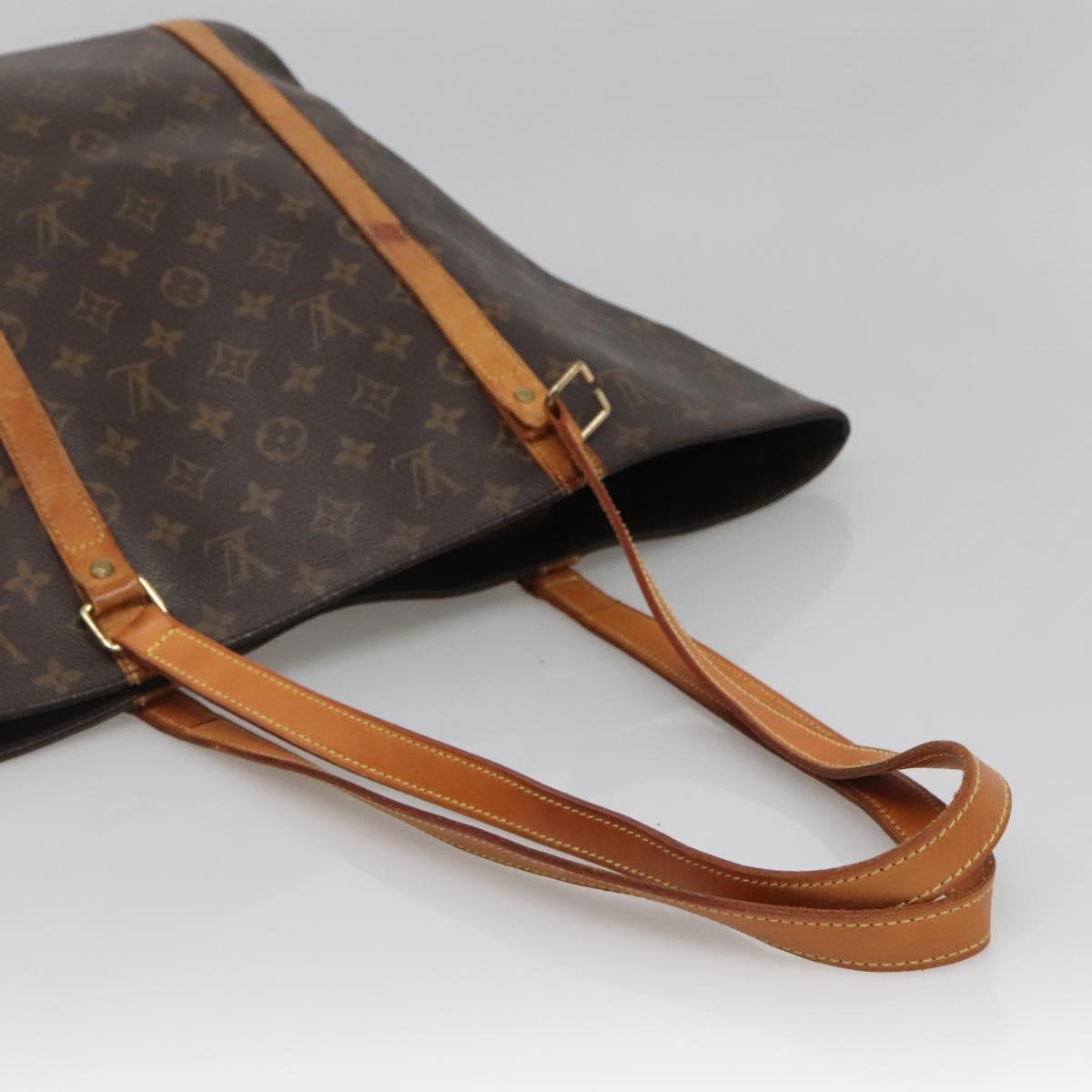 LOUIS VUITTON Monogram Sac Shopping Tote Bag M51108 LV Auth 130733