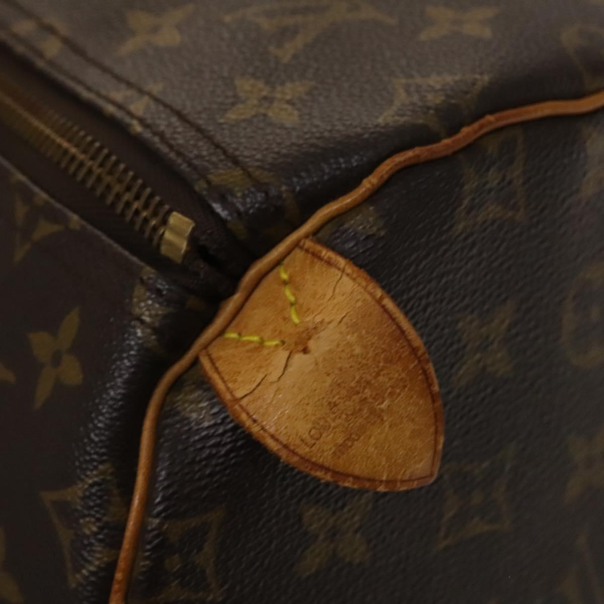 LOUIS VUITTON Monogram Keepall 55 Boston Bag M41424 LV Auth 130741