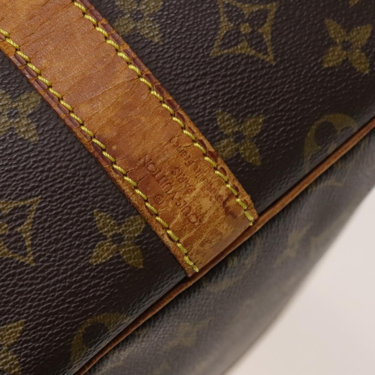 LOUIS VUITTON Monogram Keepall Bandouliere 55 Boston Bag M41414 LV Auth 130746