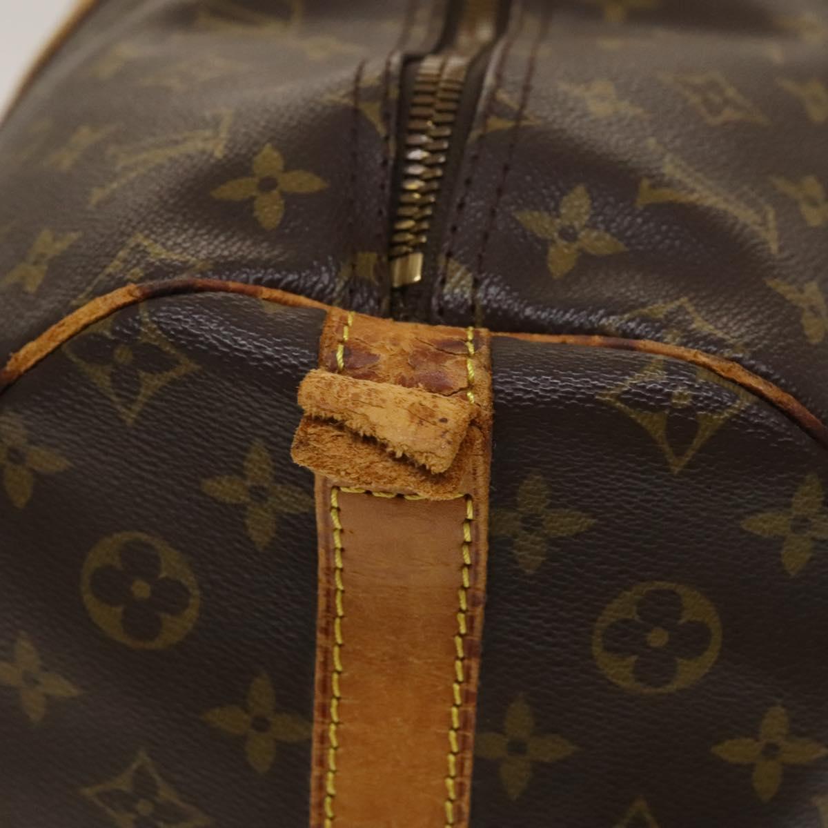 LOUIS VUITTON Monogram Keepall Bandouliere 55 Boston Bag M41414 LV Auth 130746