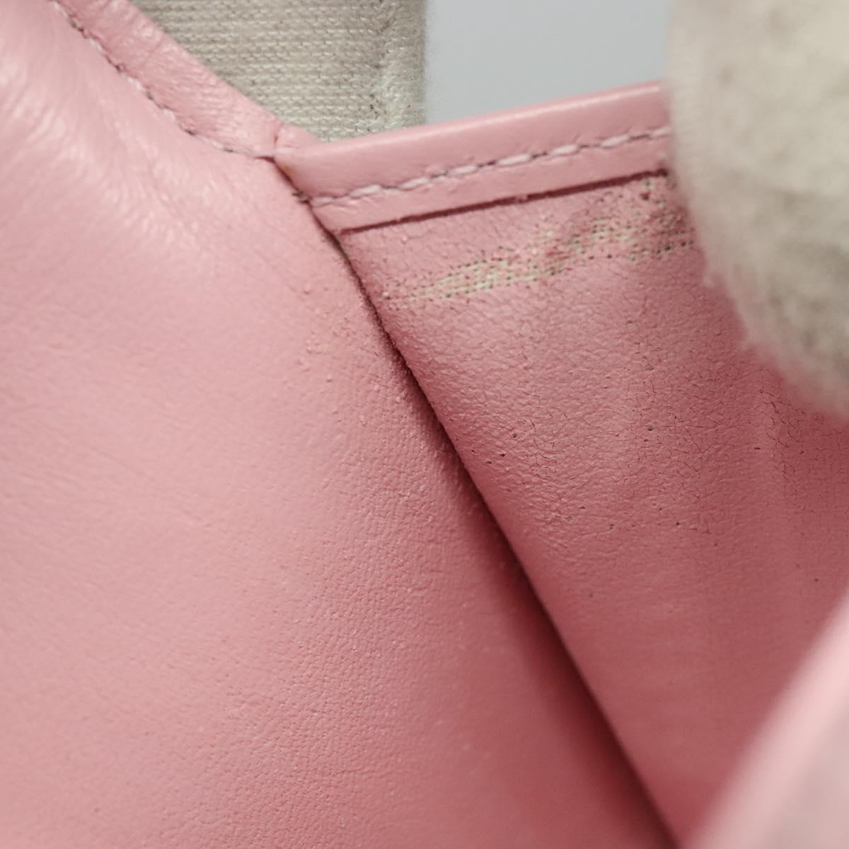 LOUIS VUITTON Monogram Vernis Walker Wallet Marshmallow Pink M91035 Auth 130750