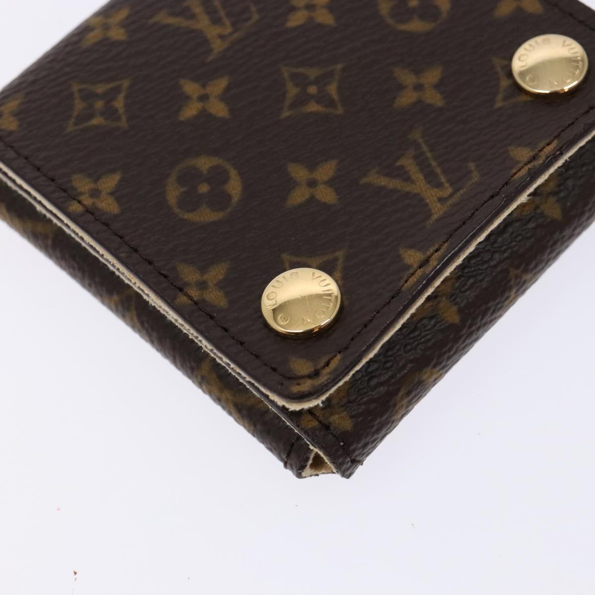 LOUIS VUITTON Monogram Jewelry case Jewelry Box LV Auth 130752V