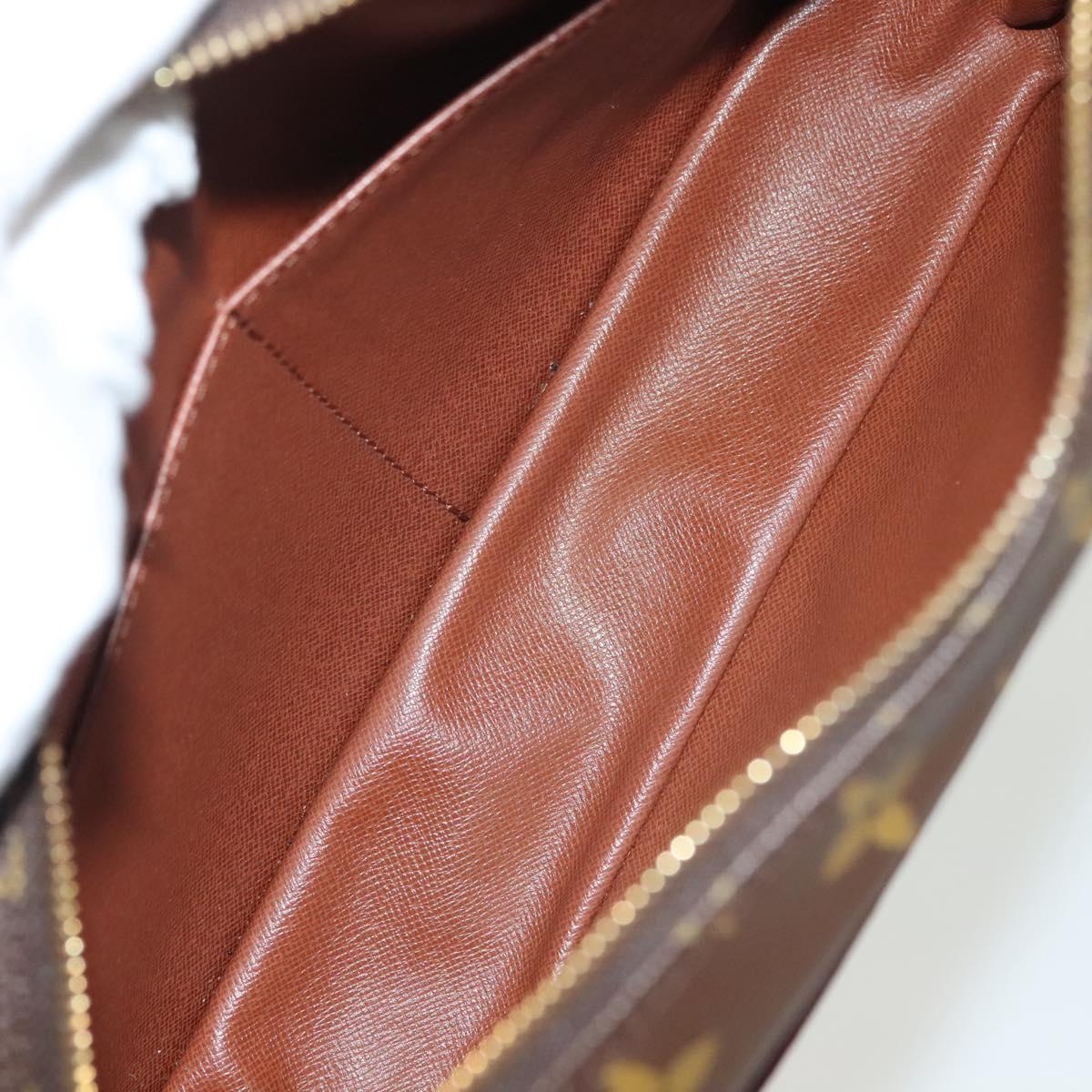 LOUIS VUITTON Monogram Compiegne 28 Clutch Bag M51845 LV Auth 130764