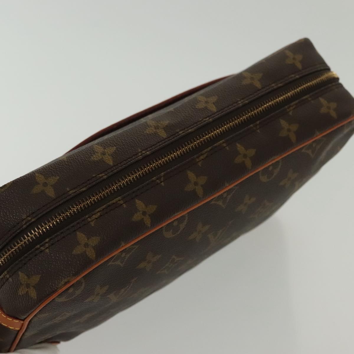 LOUIS VUITTON Monogram Compiegne 28 Clutch Bag M51845 LV Auth 130764