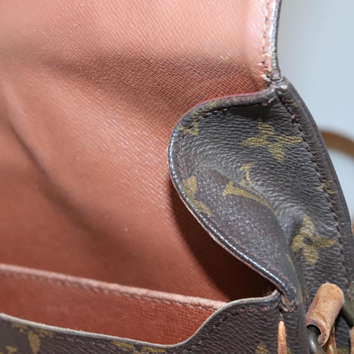 LOUIS VUITTON Monogram Cartouchiere MM Shoulder Bag M51253 LV Auth 130771