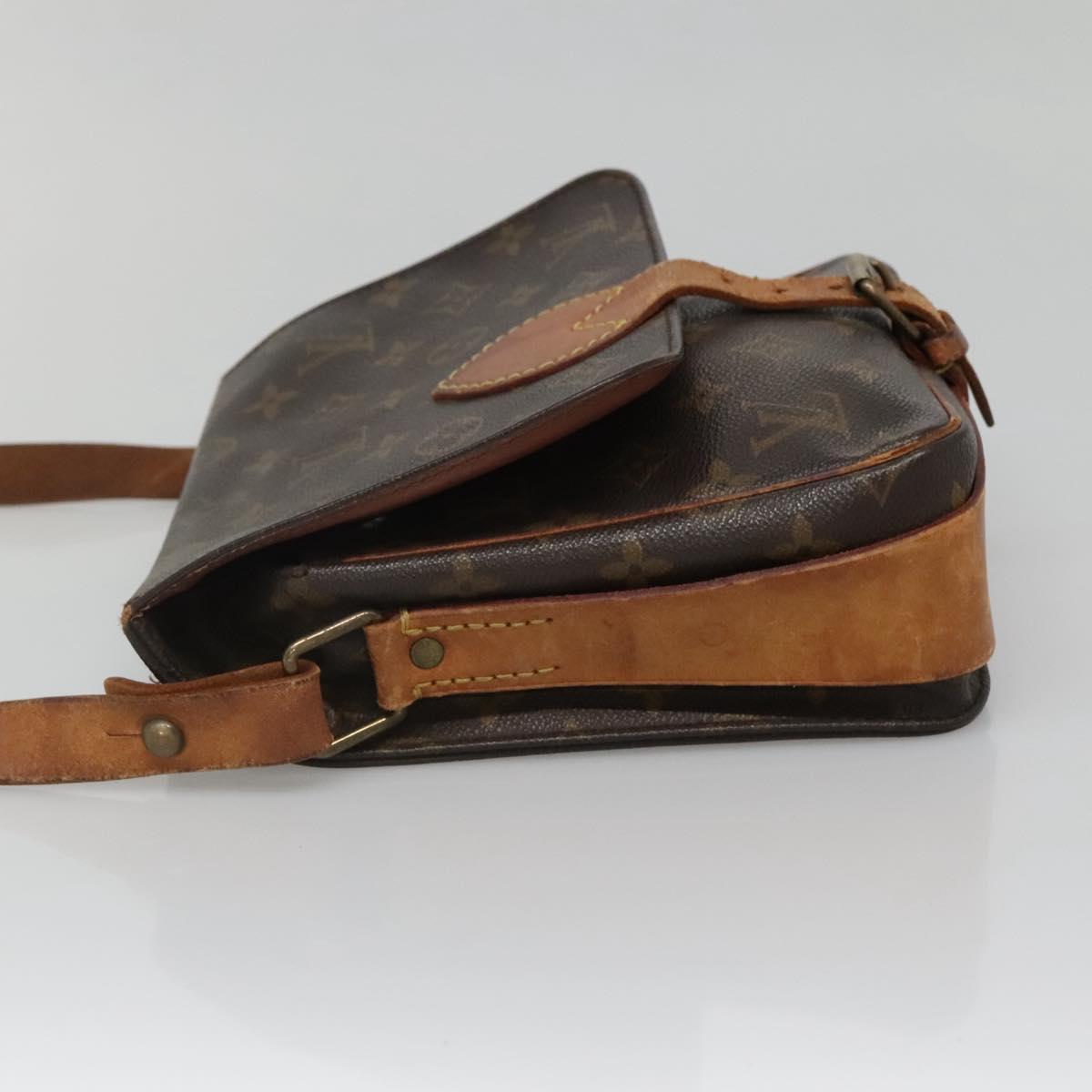 LOUIS VUITTON Monogram Cartouchiere MM Shoulder Bag M51253 LV Auth 130771
