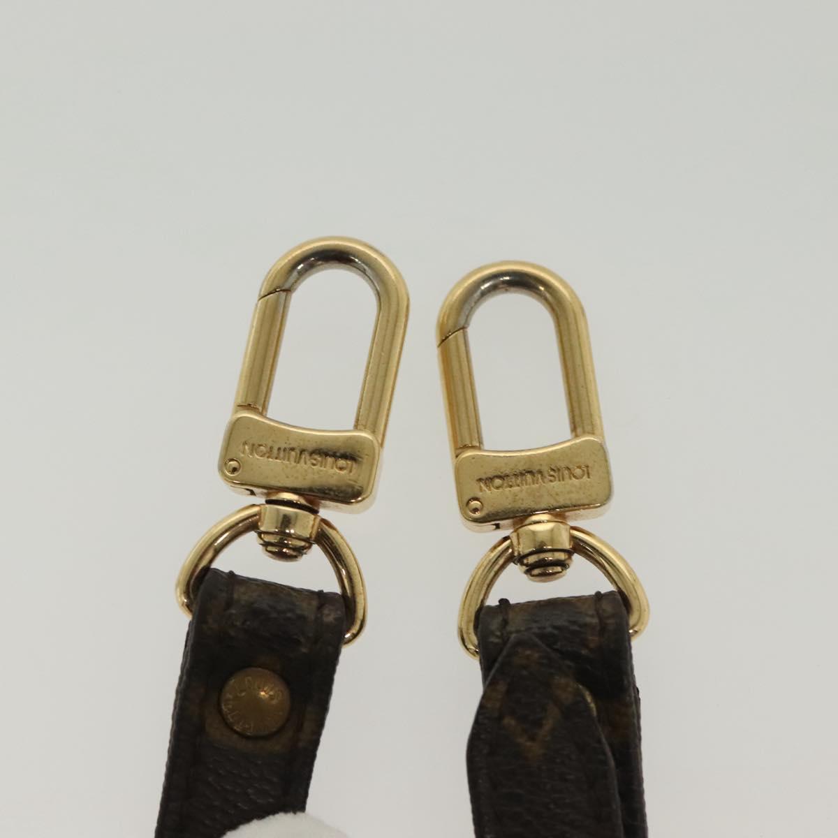 LOUIS VUITTON Monogram Adjustable Shoulder Strap 35.4""-43.3"" LV Auth 130784