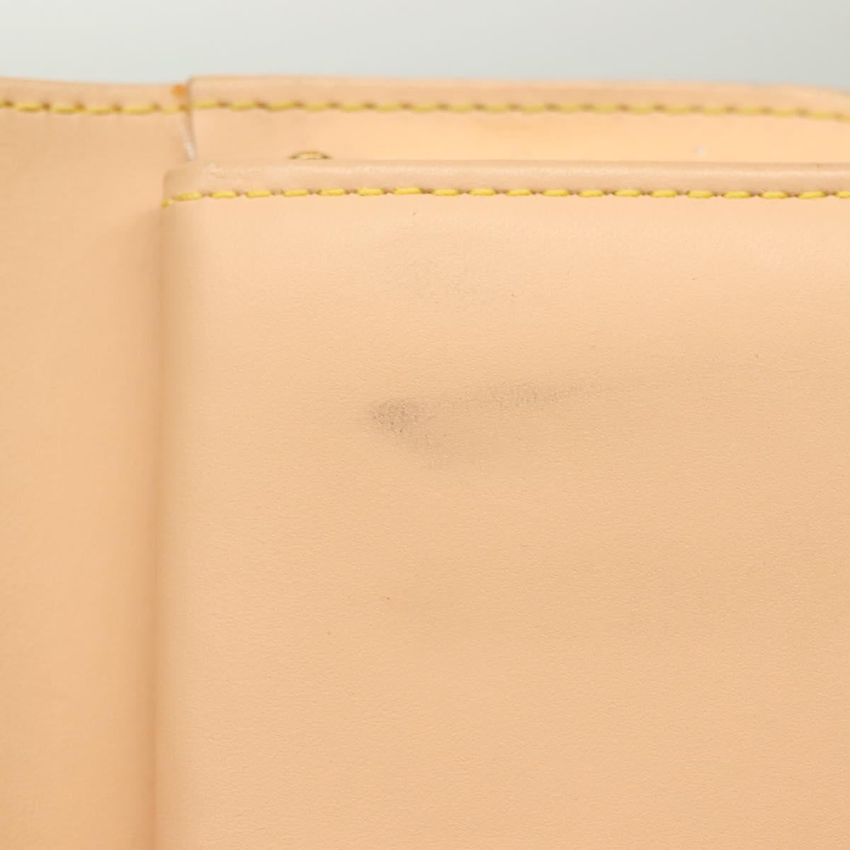 LOUIS VUITTON Multicolor Portefeuille Viennois Wallet White M92987 Auth 130787