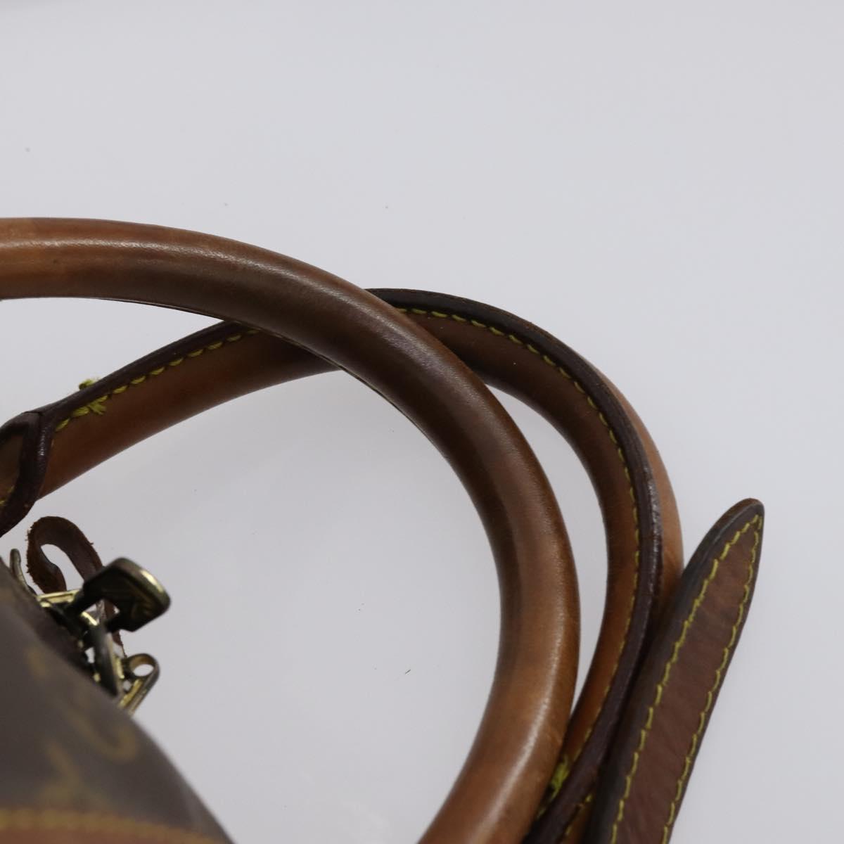 LOUIS VUITTON Monogram Keepall Bandouliere 60 Boston Bag M41412 LV Auth 130812