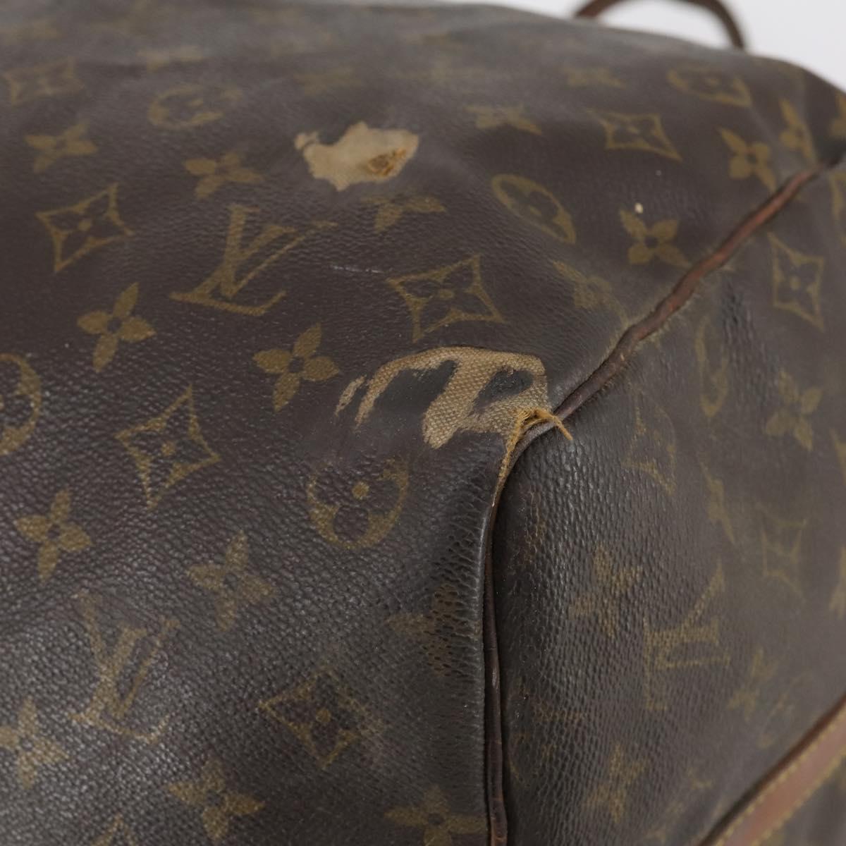 LOUIS VUITTON Monogram Keepall Bandouliere 60 Boston Bag M41412 LV Auth 130812
