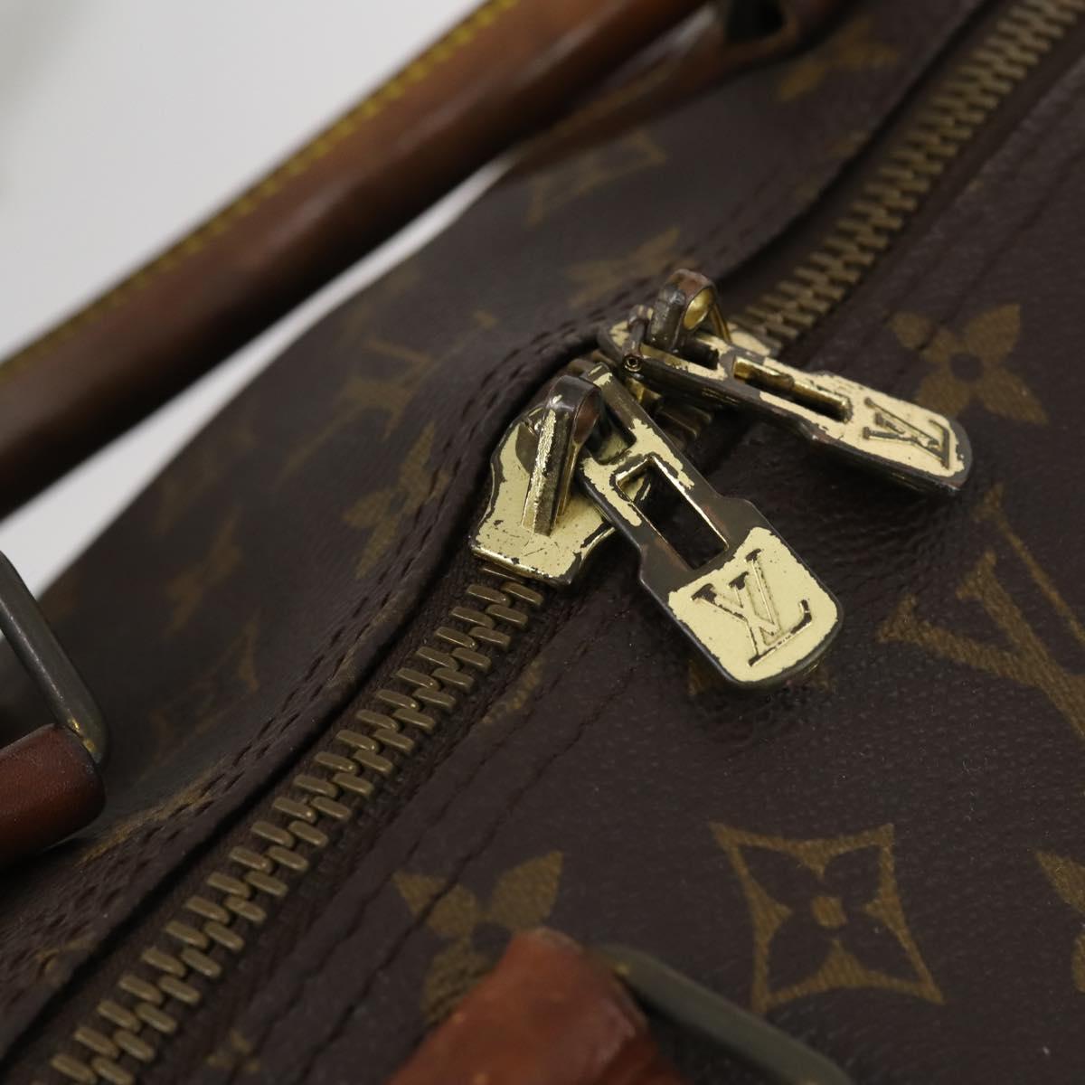 LOUIS VUITTON Monogram Keepall Bandouliere 60 Boston Bag M41412 LV Auth 130812