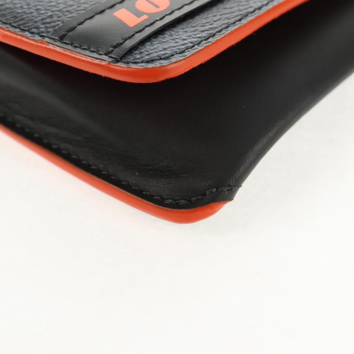 LOUIS VUITTON Damier Cobalt Etui Lunette Woody Glasses Case GI0380 Auth 130830M