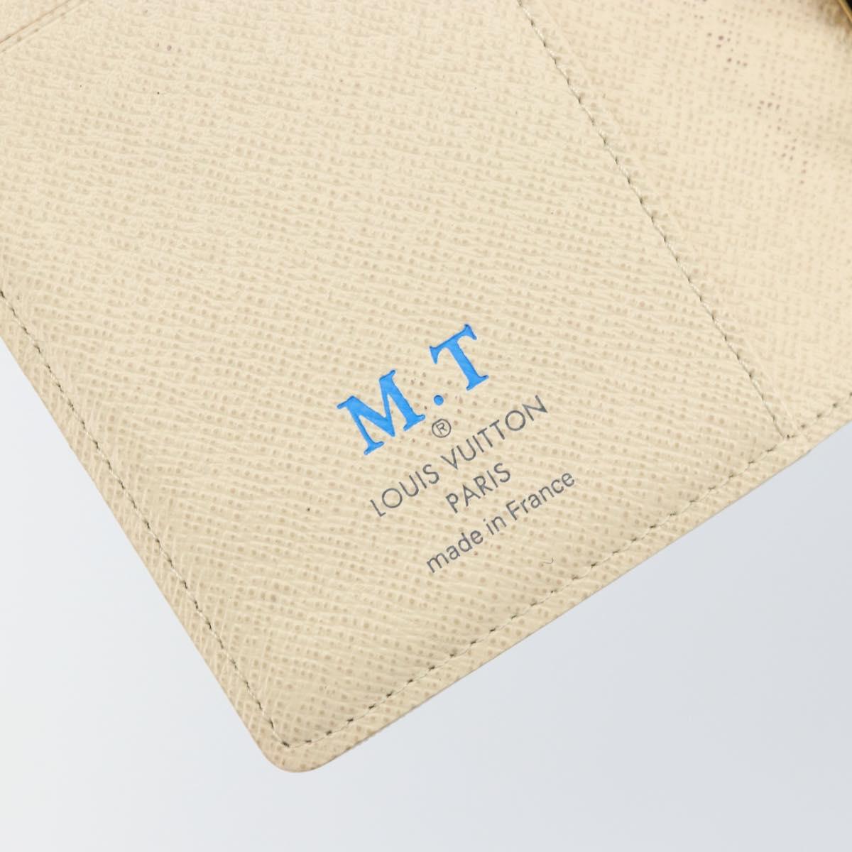 LOUIS VUITTON Damier Azur Agenda PM Day Planner Cover R20706 LV Auth 130831