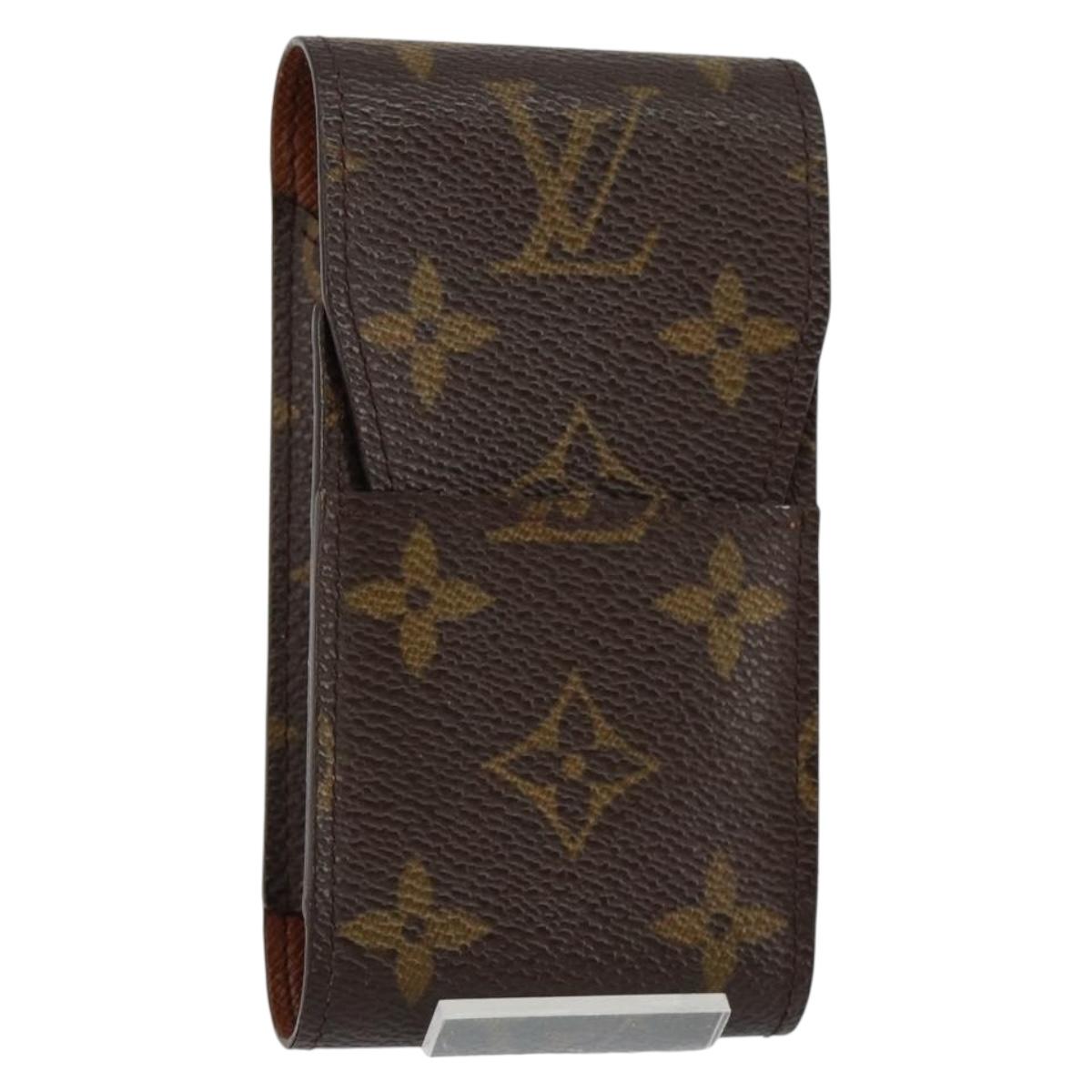 LOUIS VUITTON Monogram Etui Cigarette Case M63024 LV Auth 130832
