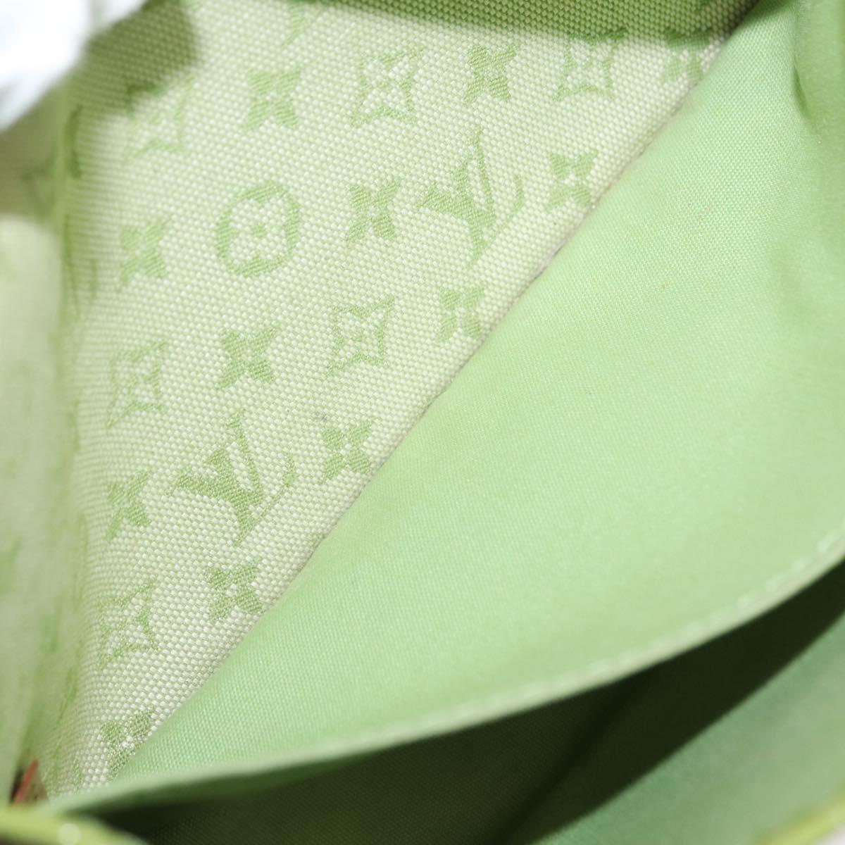 LOUIS VUITTON Mini Mini Trousse Marie Kate Pouch Almond Green M92935 Auth 130833