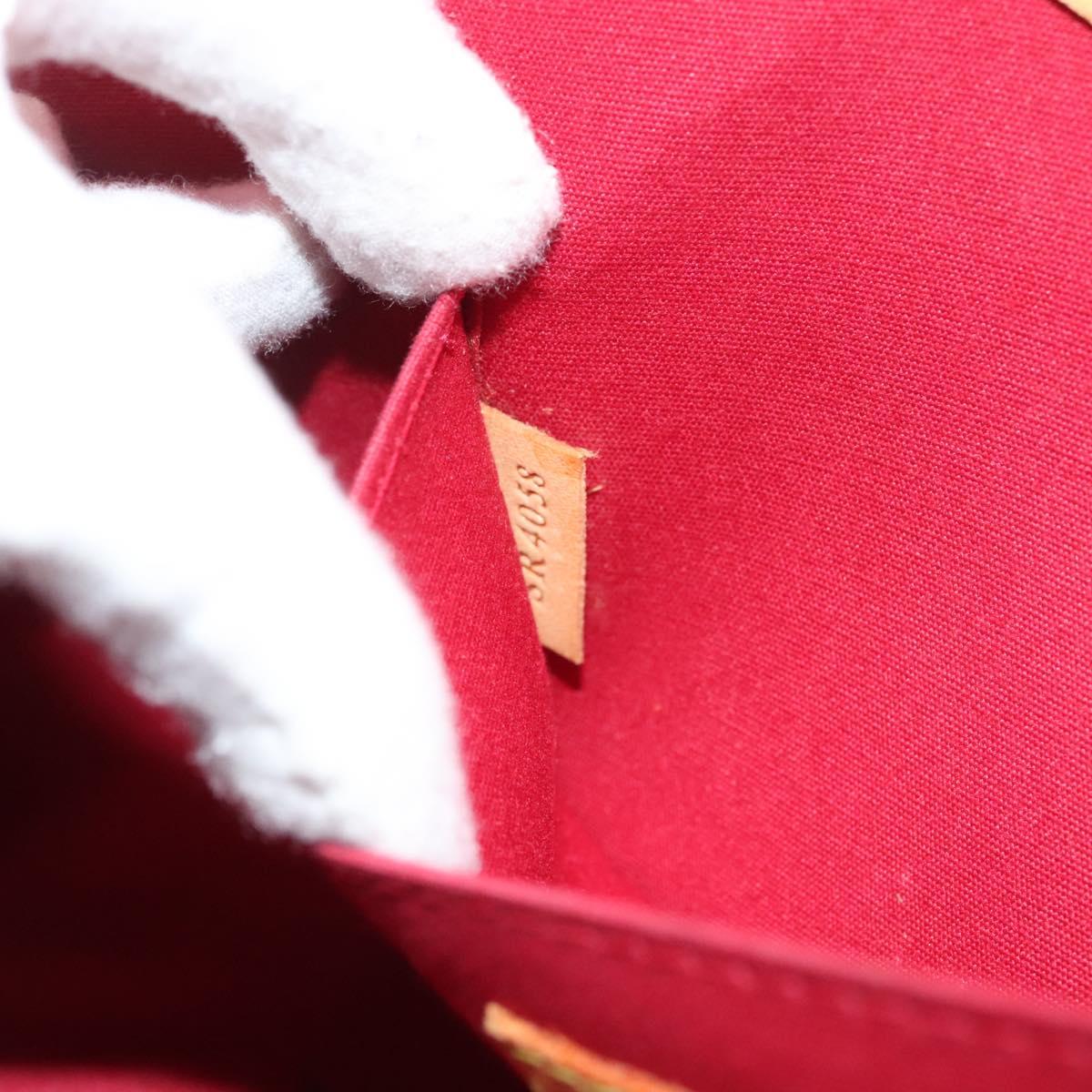 LOUIS VUITTON Monogram Vernis Roxbury Drive Hand Bag 2way Red M91987 Auth 130922