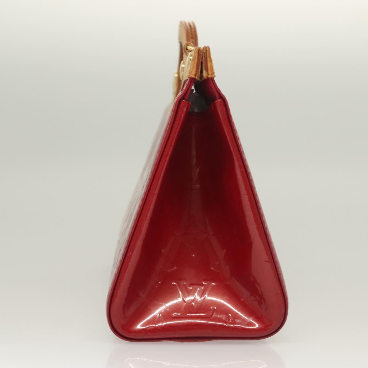 LOUIS VUITTON Monogram Vernis Roxbury Drive Hand Bag 2way Red M91987 Auth 130922