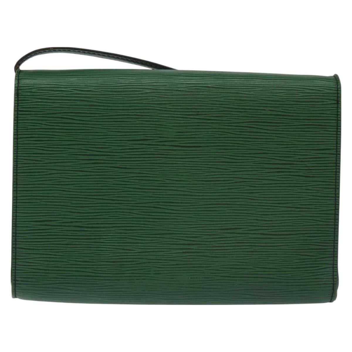 LOUIS VUITTON Epi Pochette Arche Shoulder Bag Green M52574 LV Auth 130925