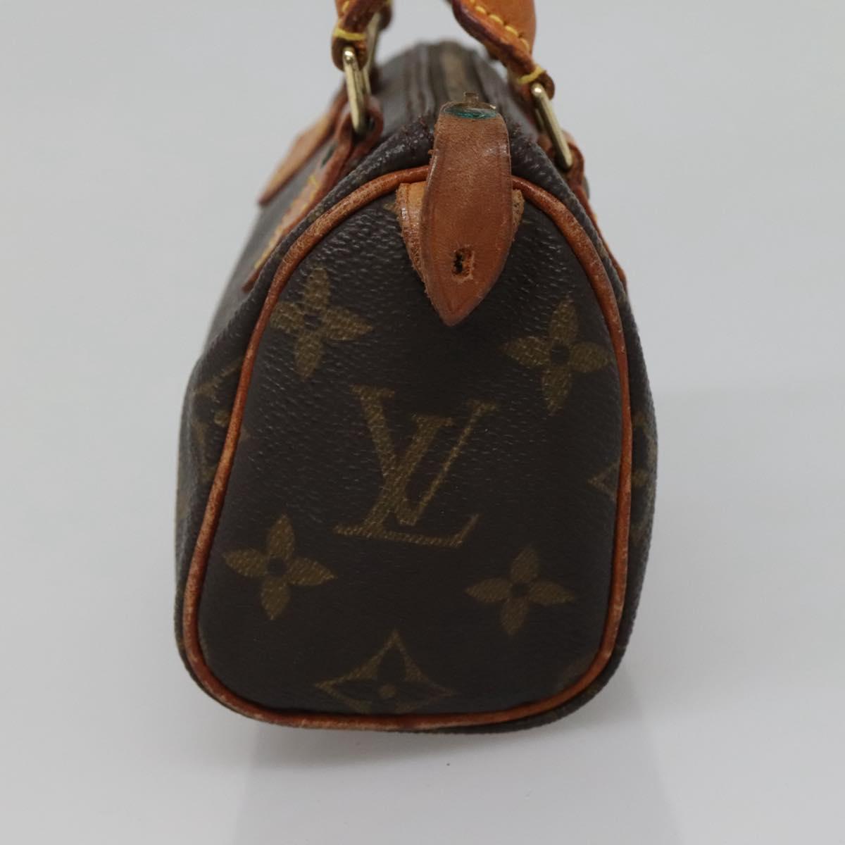 LOUIS VUITTON Monogram Mini Speedy Hand Bag M41534 LV Auth 130926