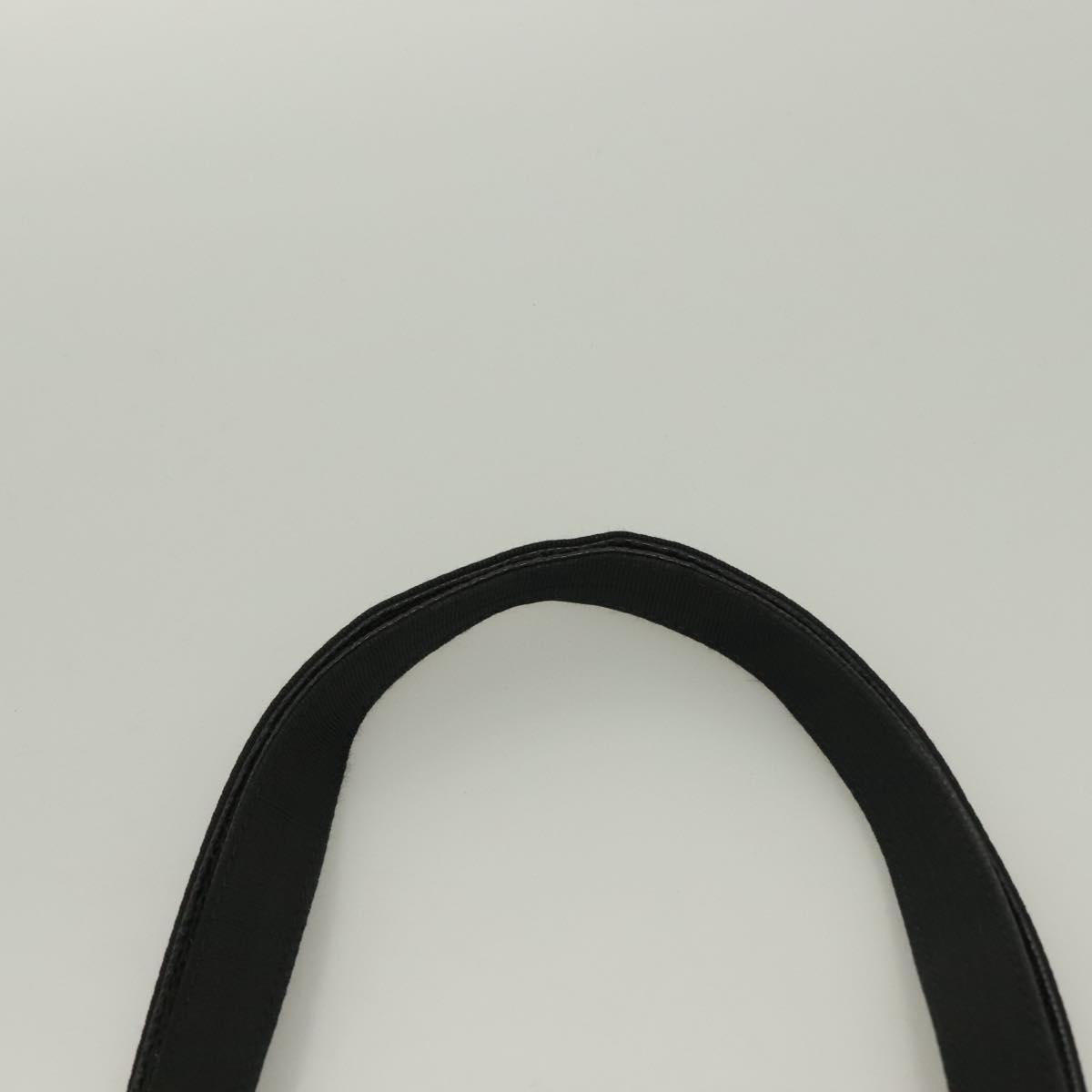 Salvatore Ferragamo Vala Tote Bag Leather Black Gold Auth 131008