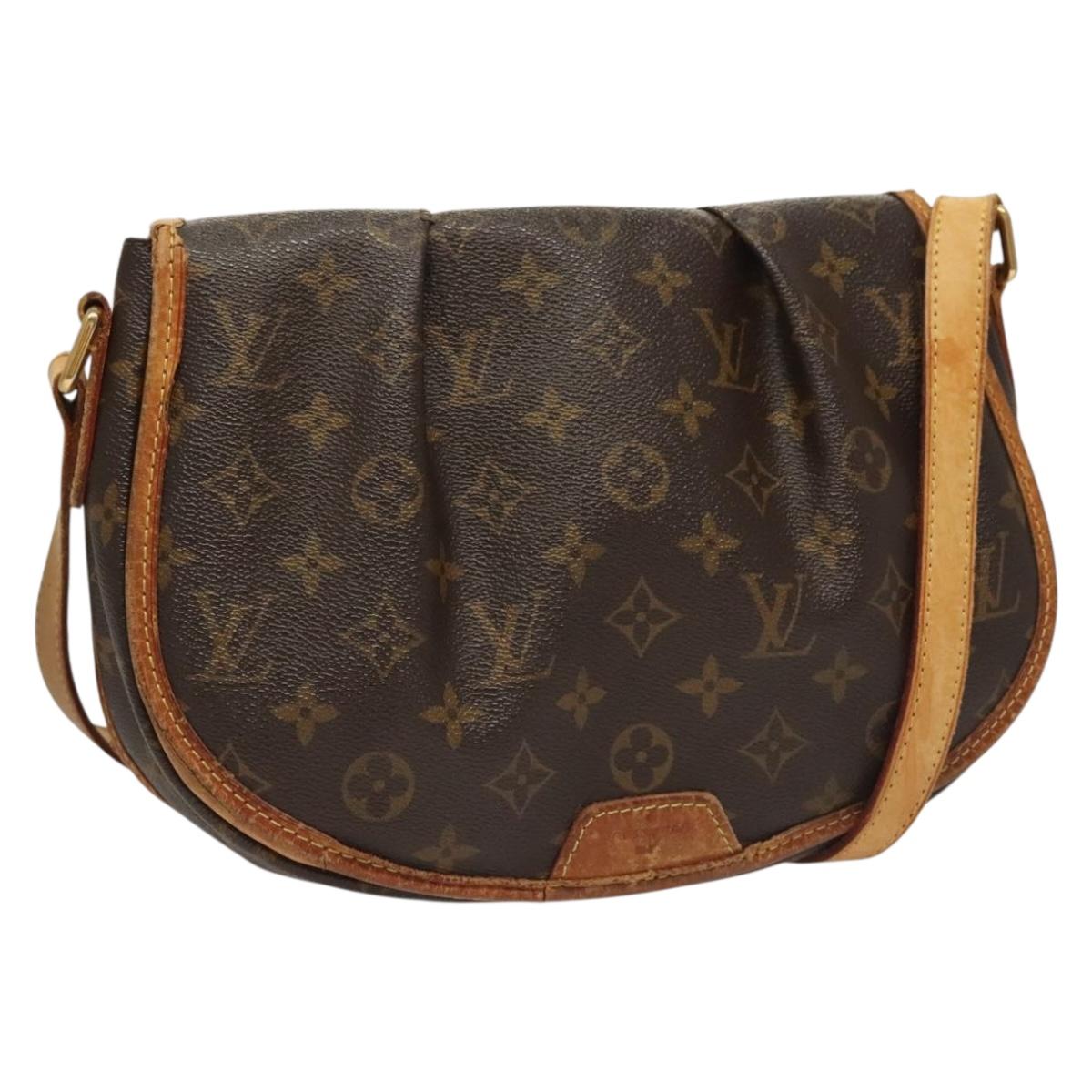 LOUIS VUITTON Monogram Menilmontant PM Shoulder Bag M40474 LV Auth 131062