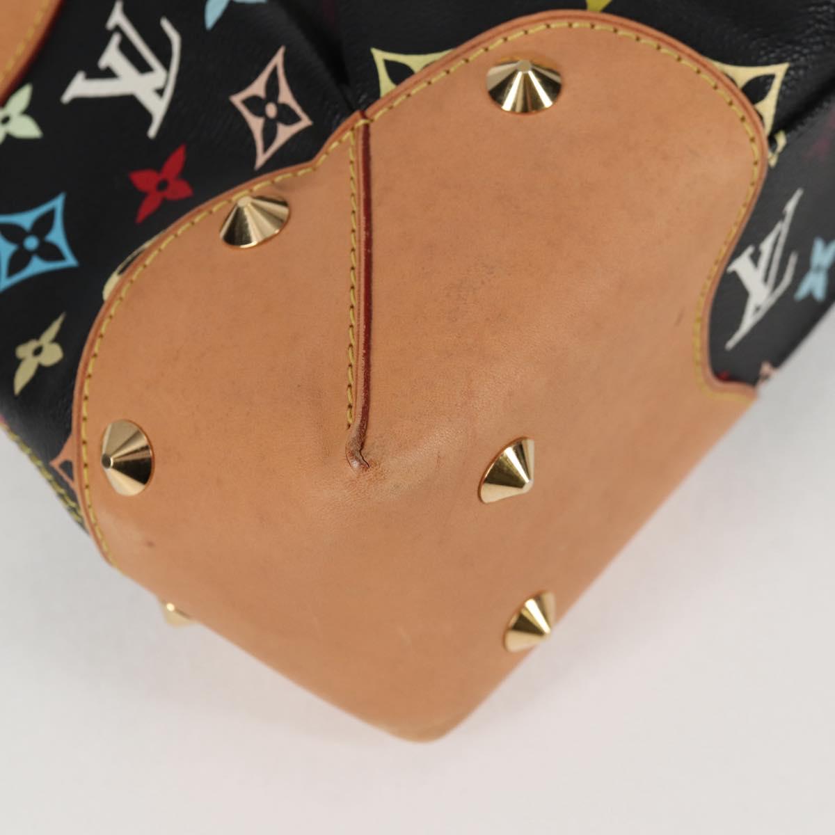 LOUIS VUITTON Monogram Multicolor Judy MM Bag 2Way Black M40256 Auth 131092V