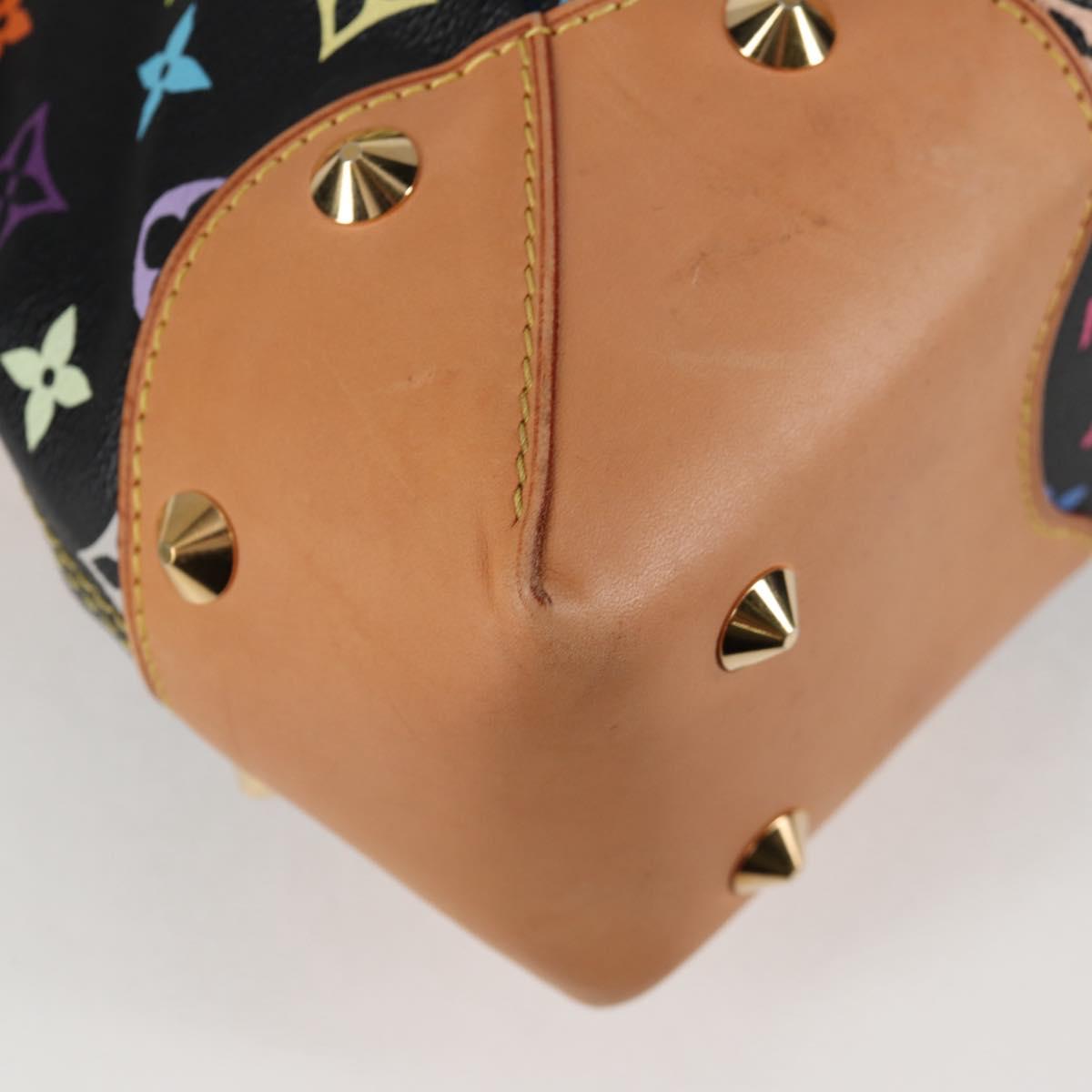LOUIS VUITTON Monogram Multicolor Judy MM Bag 2Way Black M40256 Auth 131092V