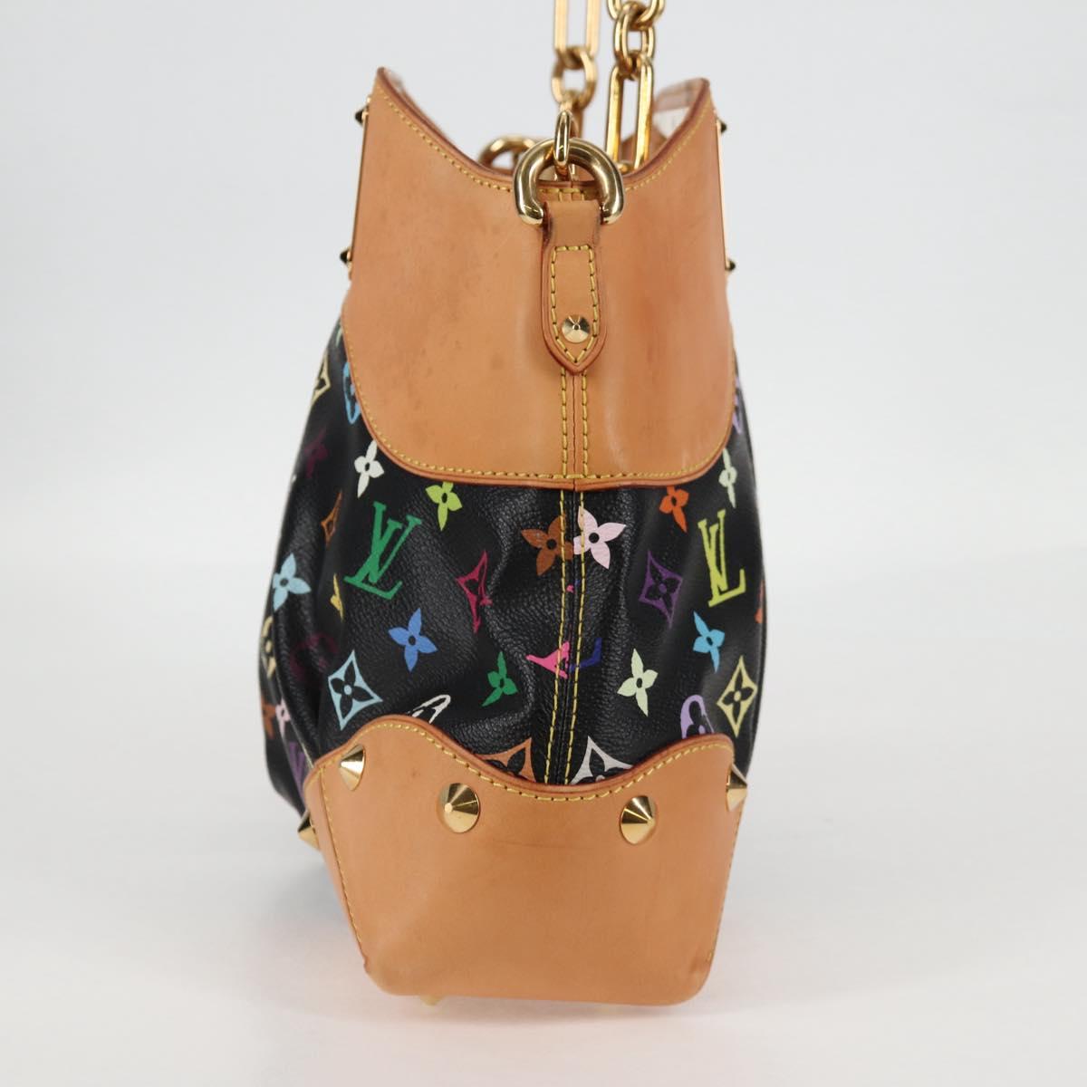 LOUIS VUITTON Monogram Multicolor Judy MM Bag 2Way Black M40256 Auth 131092V