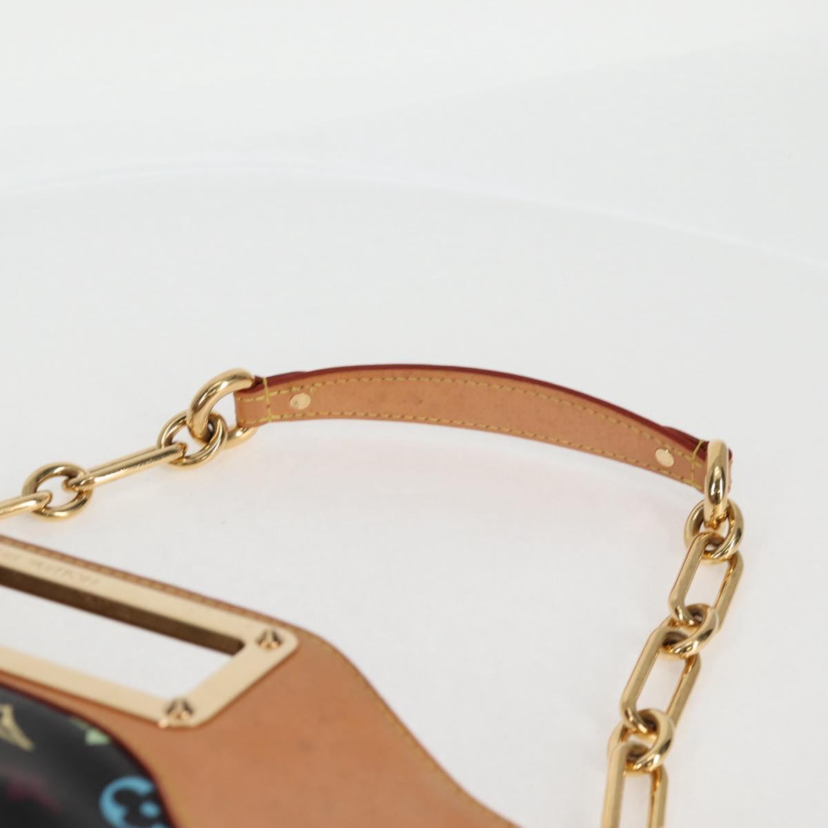 LOUIS VUITTON Monogram Multicolor Judy MM Bag 2Way Black M40256 Auth 131092V
