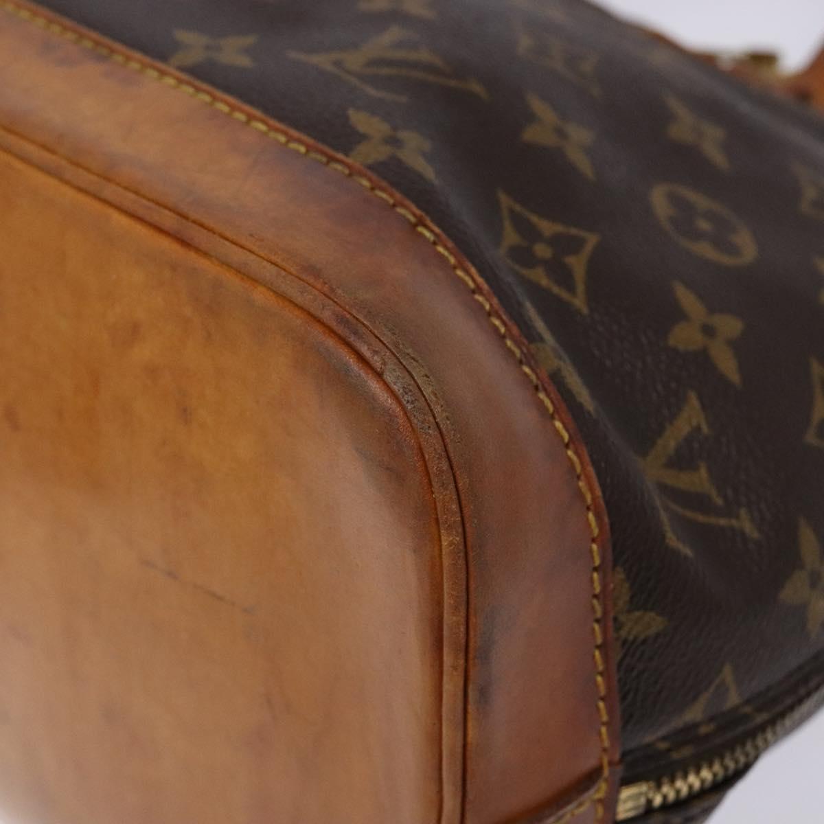 LOUIS VUITTON Monogram Alma Hand Bag M51130 LV Auth 131113