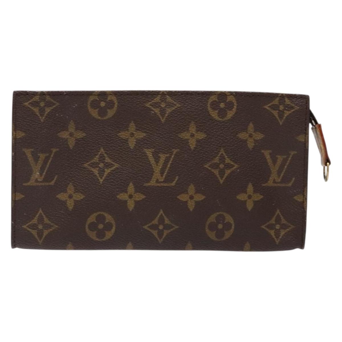 LOUIS VUITTON Monogram Bucket GM Accessory Pouch LV Auth 131116